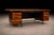 Mid-Century Modern Brazilian Modern Six-Drawer Rosewood & Iron Desk by Geraldo De Barros, Brazil, 1950s For Sale - Image 3 of 15