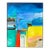 Abstract Mixed Media Painting and Collage on Canvas by Anthony Louis Popcheff For Sale