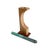 Artisan Made Wood & Copper Tube Bud Vase or Incense Holder - Signed For Sale - Image 4 of 5