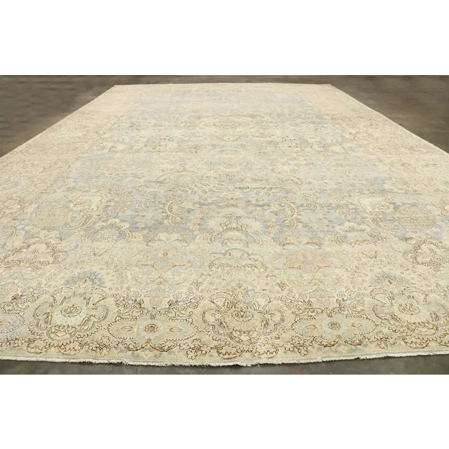 Antique Persian Kerman Rug, 11'00 X 17'04 For Sale - Image 9 of 10
