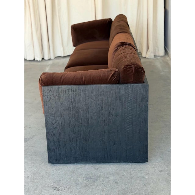 Cantabria Modular Sofa- Ebonized Oak Upgrade For Sale - Image 11 of 11