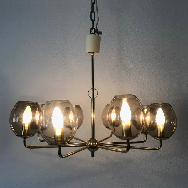 German Sputnik Ceiling Light, 1950s For Sale - Image 9 of 15