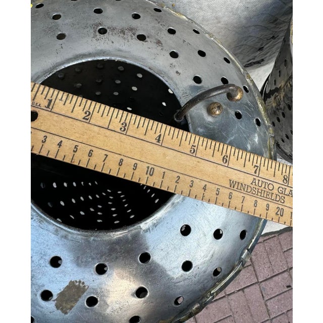 Vintage Industrial Candle Holders and Stands - a Pair For Sale - Image 9 of 11