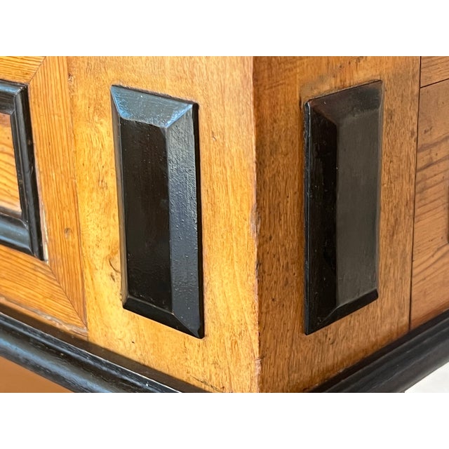 Early 20th C English Lemontree Three Tier Server or Buffet With Drawers For Sale - Image 11 of 12