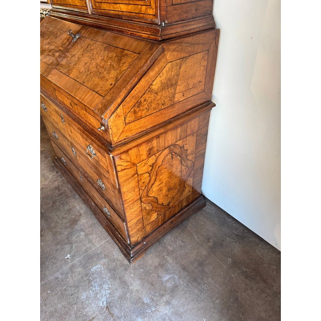 19th Century 19th C. Italian Walnut Secretary For Sale - Image 5 of 8