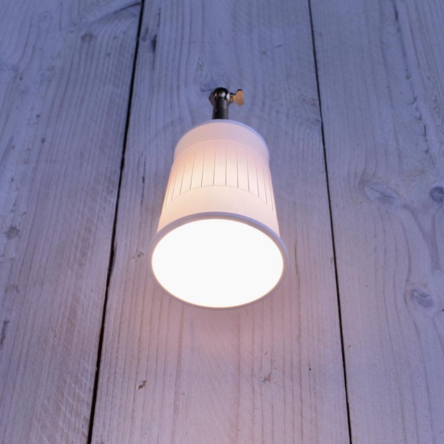 Noodle Fine Wall Lamp in Recycled Plastic and Brass by One Foot Taller For Sale - Image 9 of 12