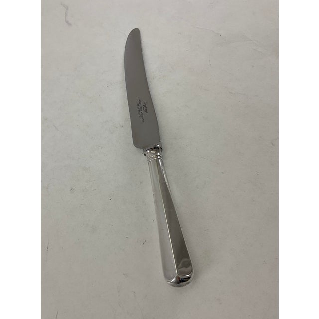 James Dixon & Sons 1980s Silver Dinner Knife, Rattail For Sale - Image 4 of 13