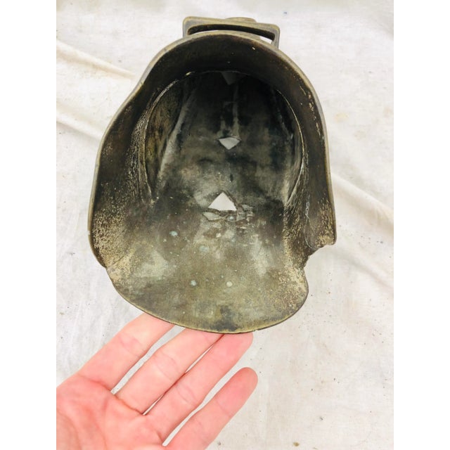 Antique Brass Slipper For Sale In Raleigh - Image 6 of 7