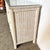 1980s 1980s Boho Chic White Washed Wicker Glass Top Dresser For Sale - Image 5 of 10