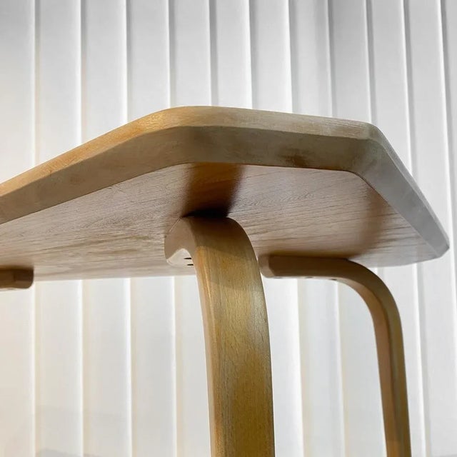 Wood Triangular Modernist Coffee Table, Sweden, 1940s For Sale - Image 7 of 9