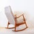 Mid-Century Modern Danish Teak Rocking Chair, 1960s For Sale - Image 4 of 13