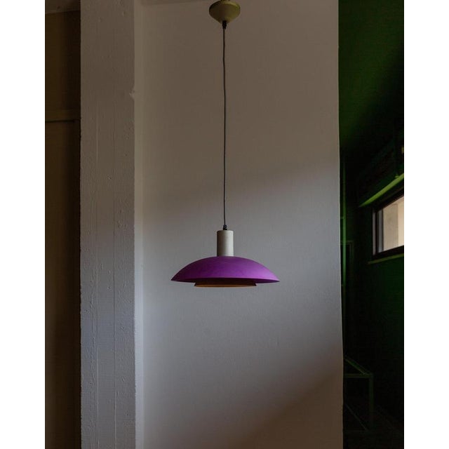 Vintage Metal Ceiling Lamp, 1980s For Sale - Image 6 of 11