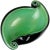 Glass Murano Barbini Vintage Black Over Green Gold Flecks Italian Art Glass Scroll Shell Bowl Ashtray For Sale - Image 7 of 7