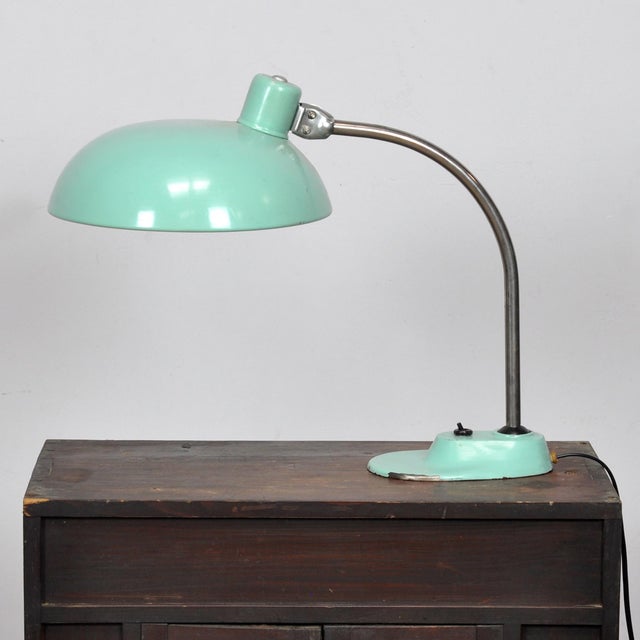 Vintage Art Deco Streamline Moderne Style Desk Lamp, 1940s For Sale - Image 10 of 10