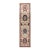21st Century Afghan Wool Sultanabad 3x12 Ivory, Red, & Blue Handmade Runner Rug #1143661 For Sale