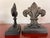 Metal Pair of Fleur De Lis Bookends For Sale - Image 7 of 7