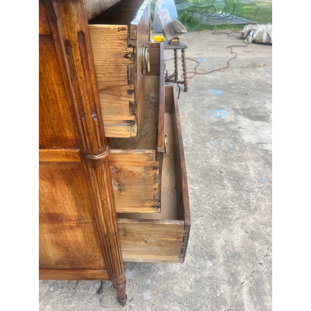 Mid 18th Century French 18th Century Louis XVI Walnut Chest of Drawers For Sale - Image 5 of 12