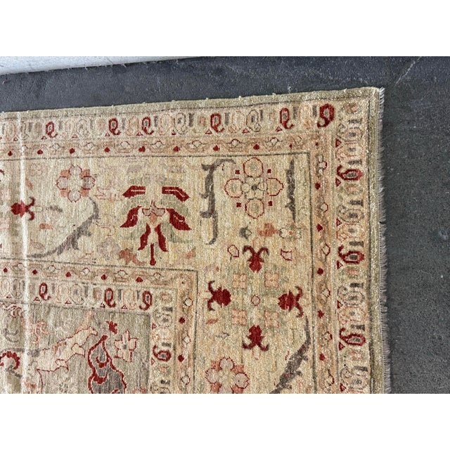 12 Ft X 18 Ft Sultanabad Design Traditional Wool Area Rug For Sale - Image 12 of 12