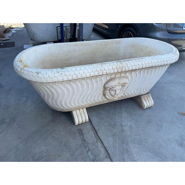 20th Century Italian Marble Bathtub, 1950s For Sale - Image 9 of 16
