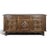 Wood Low Sideboard with Three Doors in Carved Oak on Ball Feet For Sale - Image 7 of 7