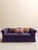 This loveseat features a softly curved silhouette with rolled arms, a tailored skirt, and deep plum linen upholstery that...