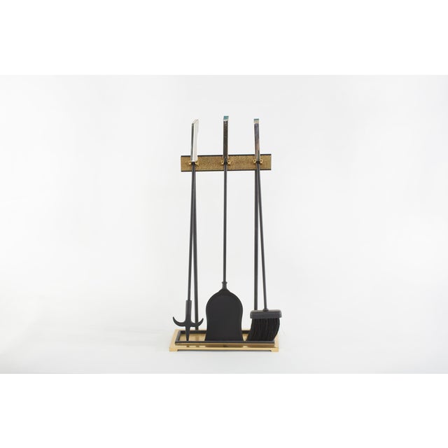 Mid Century Modern Fireplace Tool Set - 4 Pieces For Sale - Image 13 of 13