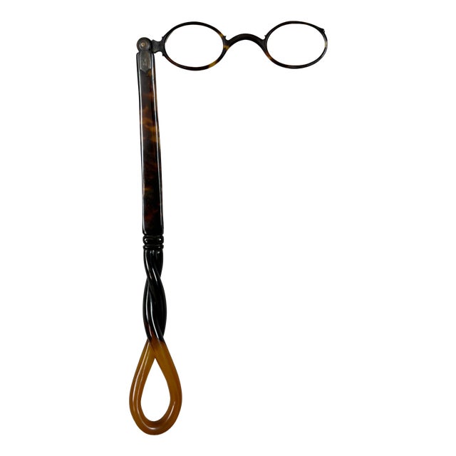 20th Century Lorgnette Theatre Glasses with Worked Handle For Sale