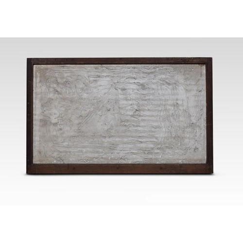 Large walnut framed wall plaque All the Worlds a stage, after William Shakespeare, mahogany framed wall plaque with...