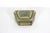 Vintage humpback wood trinket box with inlaid mother of pearl and bone detail. The shell is iridescent and beautiful. The...