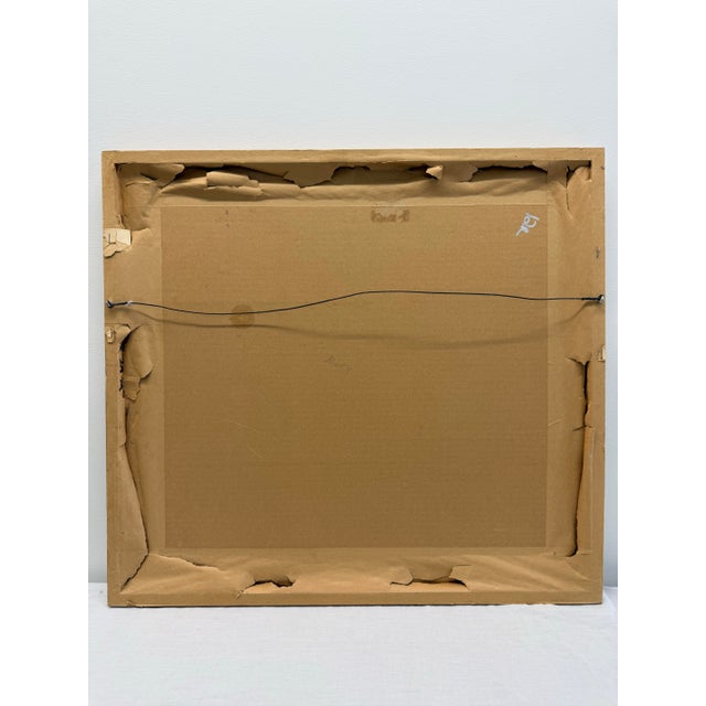 1970s Pastel Painting of Three Hugging Figures "Joy of Living 2" Signed, Framed For Sale - Image 10 of 12