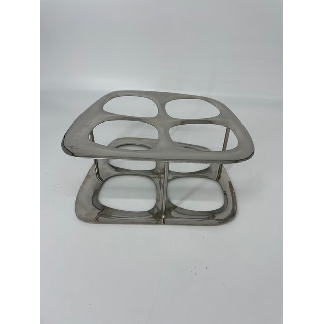Metal Atomic Wine Rack For Sale - Image 7 of 9