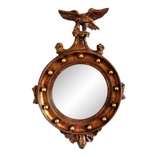 Vintage Bombay Company Federal / Federalist Style Eagle Wall Mirror For Sale