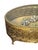 Vintage Hollywood Regency Style Brass Filigree Jewelry Box With Beveled Glass Top For Sale - Image 4 of 9