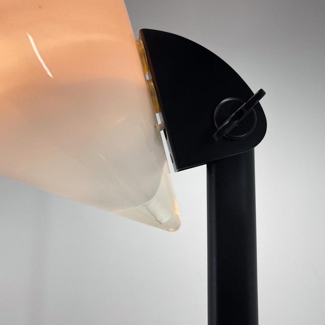 Italian Murano Glass and Metal Floor Lamp, 1970s For Sale - Image 6 of 14