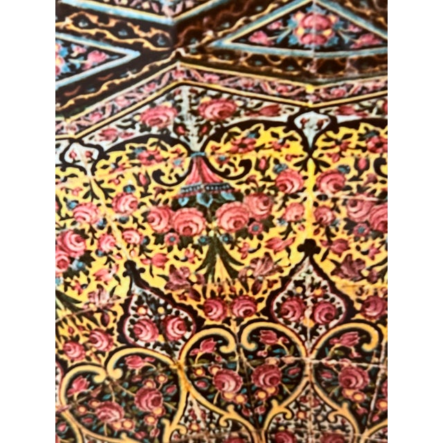 Elena Riim for Four Hands Art Studio/Getty Images “Pink Mosque Tilework” Framed ChromaLuxe Photograph For Sale - Image 9 of 12