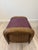 French Vintage Wicker Armchair With Ottoman by Chez Pluie For Sale - Image 9 of 12