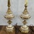 Vintage Mid-Century Modern Stiffel Torchiere Table Lamps Brass & Enamel Hollywood Regency - a Pair For Sale - Image 6 of 12