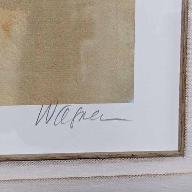 L. Wagner Signed Limited Edition Giclée by Lisa Violetto Designs, Framed For Sale In San Francisco - Image 6 of 8