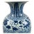 Chinese Early Ming Dynasty Style Warrior Motif Blue & White Porcelaine Vase For Sale - Image 11 of 13