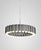Carousel Pendant Light Finished in Gunmetal Grey with Milk Glass Bulbs from Lee Broom, 2010s For Sale - Image 4 of 4