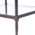 Peninsula Metal & Glass Side Table, Bronze For Sale - Image 9 of 11