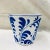 Charming hand-painted cachepot, marked Italy.