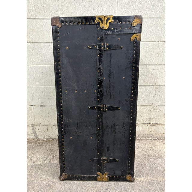 Antique Wardrobe Trunk by the Beals & Selkirk Trunk Co. Chairish