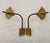 Hollywood Regency Solid Brass Curtain Tiebacks, a Pair For Sale - Image 10 of 12