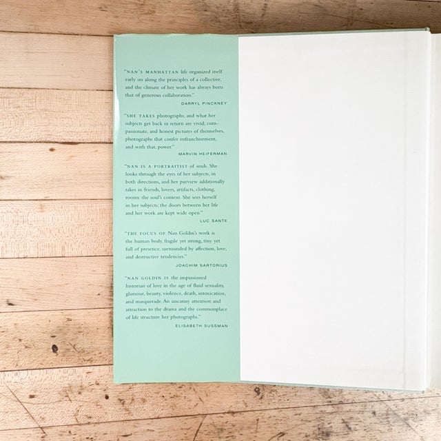 From back cover of dust jacket: Nan Goldin: I'll Be Your Mirror presents the first twenty-five years of the artist's work,...