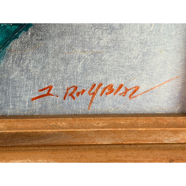 Bring joy to life with this PUFFY PEOPLE Musical Quartet Original Oil Painting! This, one-of-a-kind piece, signed by the...