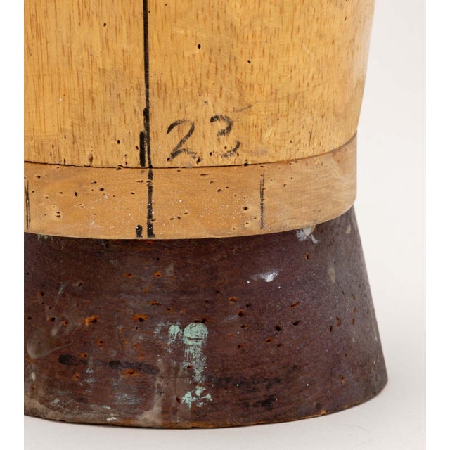 American Millinery Head Block Mannequin, Circa 1940 For Sale - Image 3 of 11