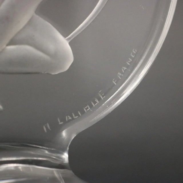 Rene Lalique Glass Archer Car Mascot For Sale - Image 9 of 12