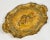 Vintage Hand-Painted Japanese Floral Paper Mache Tray For Sale - Image 4 of 9