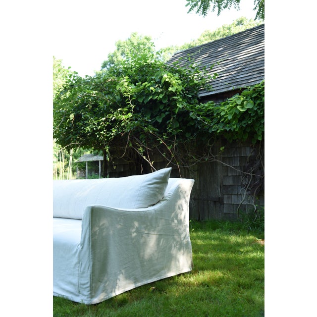 The Hamptons Slipcovered Sofa from The Collection by Michael Del Piero For Sale In Chicago - Image 6 of 7